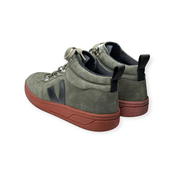 VEJA ★ Roraima High Top Sneaker ★ Olive Suede ★ 43 EU 10 ★ Ecological Fair Trade - Picture 6 of 16